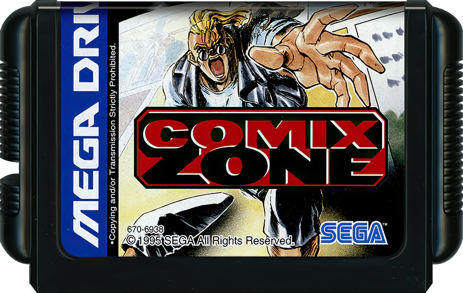 Лицензионный картридж Comix Zone для Sega Mega Drive